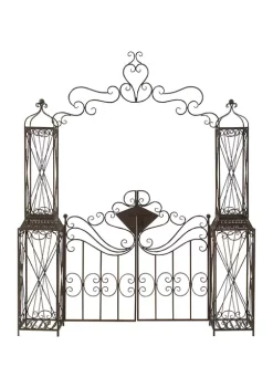 Promo 🧨 Traditional Metal Garden Arbor by Monroe Lane 💯 -Monroe Lane Sales Belk 3407