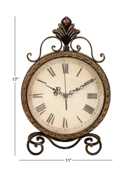 Best Pirce 👏 Rustic Metal Clock by Monroe Lane 🥰 -Monroe Lane Sales Belk 3417