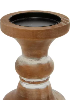 Best reviews of 🎁 Farmhouse Wood Candle Holder - Set of 3 by Monroe Lane 🎉 -Monroe Lane Sales Belk 3440