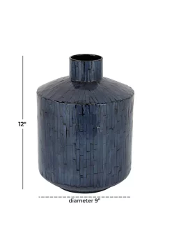 Buy 😉 Contemporary 👩 Mother of Pearl Vase by Monroe Lane 😉 -Monroe Lane Sales Belk 346