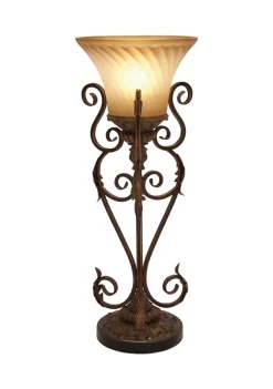 Deals 👏 Mediterranean Metal Uplight - Set of 2 by Monroe Lane ⭐ -Monroe Lane Sales Belk 3472