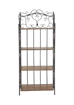 Deals 👏 Farmhouse Metal Bakers Rack by Monroe Lane ✔️ -Monroe Lane Sales Belk 3522
