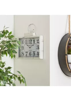 Best deal 🔥 Vintage Metal Wall Clock by Monroe Lane ⭐ -Monroe Lane Sales Belk 3557