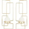 Best Sale 🧨 Contemporary Metal Wall Sconce - Set of 2 by Monroe Lane 🧨