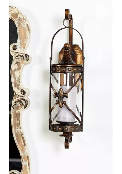 Discount 😀 Traditional Glass Wall Sconce by Monroe Lane 🌟 6 Discount 😀 Traditional Glass Wall Sconce by Monroe Lane 🌟 - Image 6
