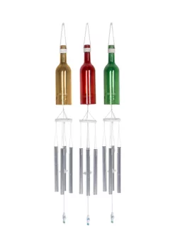 Coupon 🌟 Coastal Aluminum Windchime - Set of 3 by Monroe Lane 🤩