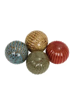 Coupon ✨ Traditional Ceramic Orbs & Vase Filler - Set of 4 by Monroe Lane ❤️