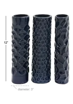 Best reviews of 👏 Contemporary Ceramic Vase - Set of 3 by Monroe Lane 🤩 -Monroe Lane Sales Belk 3636