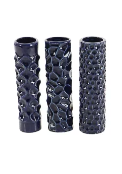 Best reviews of 👏 Contemporary Ceramic Vase - Set of 3 by Monroe Lane 🤩 -Monroe Lane Sales Belk 3637