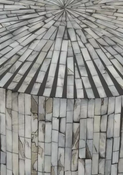 Wholesale 😍 Contemporary 👩 Mother of Pearl Accent Table by Monroe Lane ❤️ -Monroe Lane Sales Belk 3684