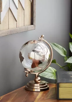 New 🛒 Traditional Aluminum Globe by Monroe Lane 🎉