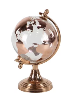 New 🛒 Traditional Aluminum Globe by Monroe Lane 🎉 -Monroe Lane Sales Belk 3705
