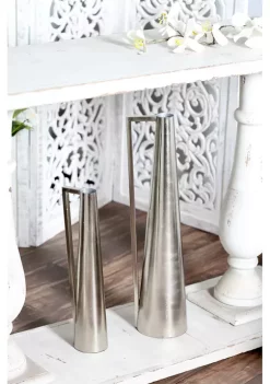 Wholesale 😍 Modern Metal Vase - Set of 2 by Monroe Lane 🌟 -Monroe Lane Sales Belk 3728