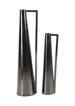 Wholesale 😍 Modern Metal Vase - Set of 2 by Monroe Lane 🌟 -Monroe Lane Sales Belk 3729