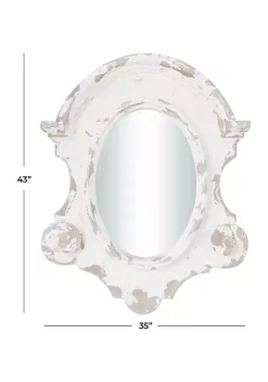 Deals 🔔 Vintage Fiberglass Wall Mirror by Monroe Lane 🛒 -Monroe Lane Sales Belk 3748