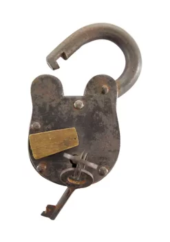 Coupon ✨ Vintage Metal Lock And Key by Monroe Lane 🔥 -Monroe Lane Sales Belk 3789