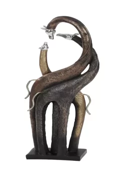 Best Sale 🎁 Eclectic Polystone Sculpture by Monroe Lane 🎁 -Monroe Lane Sales Belk 3845