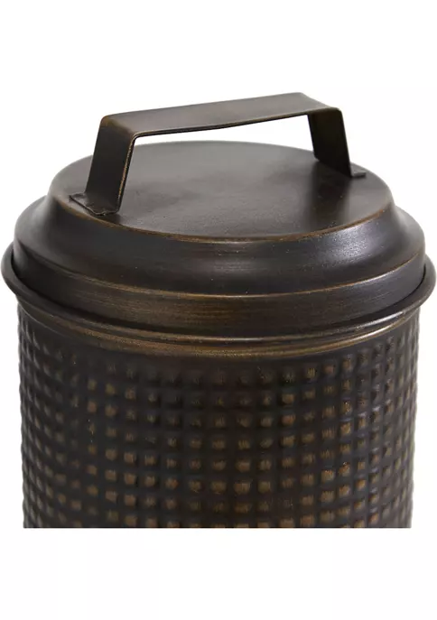 Budget ๐ Farmhouse Metal Canisters - Set of 3 by Monroe Lane ๐ 3 Budget ๐ Farmhouse Metal Canisters - Set of 3 by Monroe Lane ๐ - Image 3