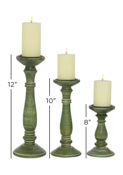 New 🌟 Farmhouse Wood Candle Holder - Set of 3 by Monroe Lane 😍 -Monroe Lane Sales Belk 3890