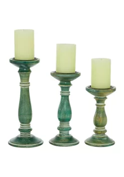 New 🌟 Farmhouse Wood Candle Holder - Set of 3 by Monroe Lane 😍 -Monroe Lane Sales Belk 3891