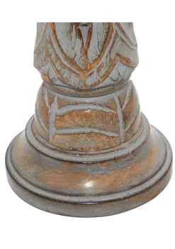 Outlet 🥰 Traditional Mango Wood Candle Holder - Set of 3 by Monroe Lane 🌟 -Monroe Lane Sales Belk 3895