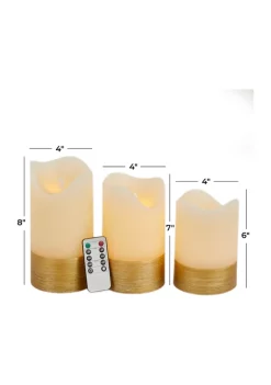 Best Pirce 🧨 Traditional Wax Flameless Candle - Set of 3 by Monroe Lane ❤️ 10 Best Pirce 🧨 Traditional Wax Flameless Candle - Set of 3 by Monroe Lane ❤️ -Monroe Lane Sales Belk 390