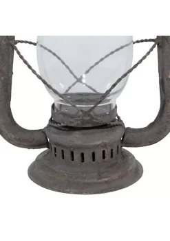 New 😀 Iron Rustic Lantern Set of 2 by Monroe Lane 🎁 -Monroe Lane Sales Belk 3902