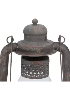 New 😀 Iron Rustic Lantern Set of 2 by Monroe Lane 🎁 -Monroe Lane Sales Belk 3903