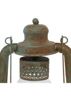 New 😀 Iron Rustic Lantern Set of 2 by Monroe Lane 🎁 -Monroe Lane Sales Belk 3904