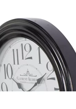 Wholesale 🔥 Farmhouse Metal Wall Clock by Monroe Lane 😍 -Monroe Lane Sales Belk 397