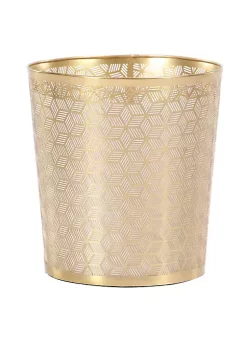 Discount 👏 Glam Metal Small Waste Bin by Monroe Lane 😀 -Monroe Lane Sales Belk 4004