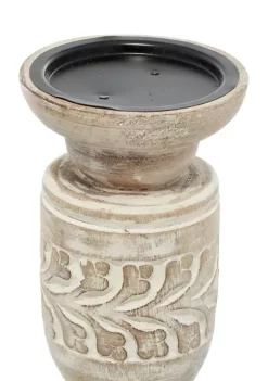 New 🎁 Country Cottage Wood Candle Holder - Set of 3 by Monroe Lane 😀 -Monroe Lane Sales Belk 4047