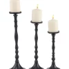 Best deal 🎉 Iron Industrial Candle Holder Set of 3 by Monroe Lane ❤️