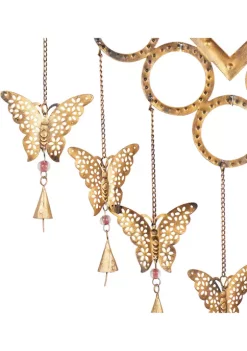 Wholesale 🎉 Eclectic Metal Windchime by Monroe Lane 🛒 -Monroe Lane Sales Belk 4098