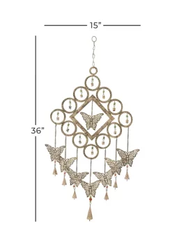 Wholesale 🎉 Eclectic Metal Windchime by Monroe Lane 🛒 -Monroe Lane Sales Belk 4099