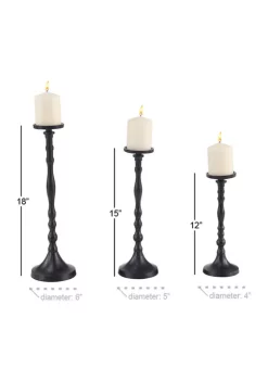 Best deal 🎉 Iron Industrial Candle Holder Set of 3 by Monroe Lane ❤️ -Monroe Lane Sales Belk 411
