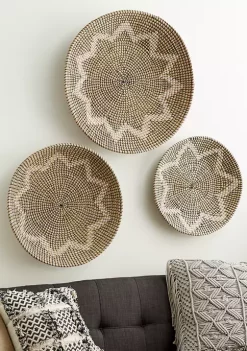 Cheapest ✨ Bohemian Seagrass Wall Decor - Set of 3 by Monroe Lane 👏