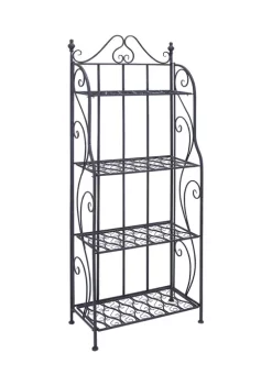 Outlet ❤️ Traditional Metal Bakers Rack by Monroe Lane 🔔