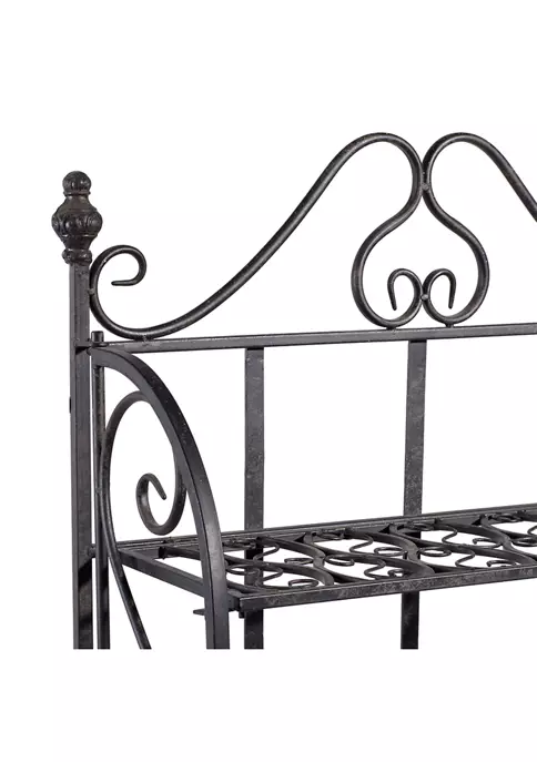 Outlet ❤️ Traditional Metal Bakers Rack by Monroe Lane 🔔 3 Outlet ❤️ Traditional Metal Bakers Rack by Monroe Lane 🔔 - Image 3