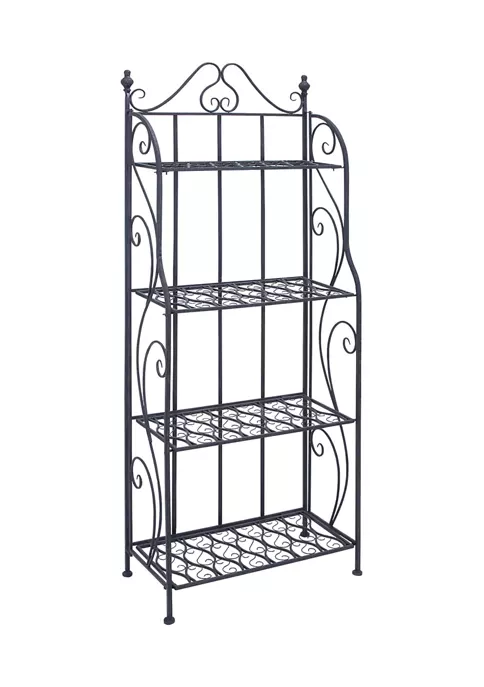 Outlet ❤️ Traditional Metal Bakers Rack by Monroe Lane 🔔 6 Outlet ❤️ Traditional Metal Bakers Rack by Monroe Lane 🔔 - Image 6
