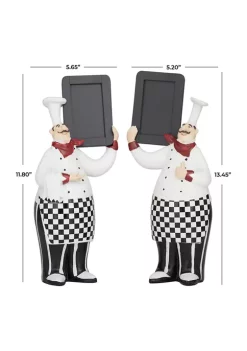 Budget 😉 Traditional Polystone Sculpture - Set of 2 by Monroe Lane 🎉 -Monroe Lane Sales Belk 4156