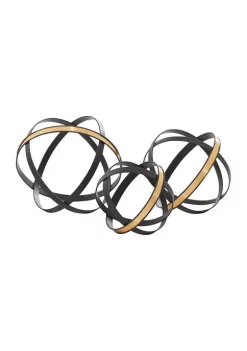 Cheapest ✨ Contemporary Metal Sculpture - Set of 3 by Monroe Lane 🎉 -Monroe Lane Sales Belk 4175
