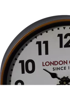 Hot Sale 👏 Traditional Metal Wall Clock by Monroe Lane 🎉 -Monroe Lane Sales Belk 4206