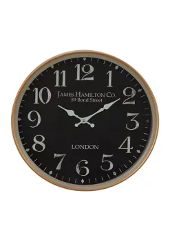 Hot Sale 👏 Traditional Metal Wall Clock by Monroe Lane 🎉 -Monroe Lane Sales Belk 4210