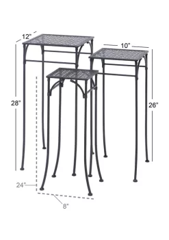 Buy 💯 Modern Metal Plantstand - Set of 3 by Monroe Lane 😍 -Monroe Lane Sales Belk 4244