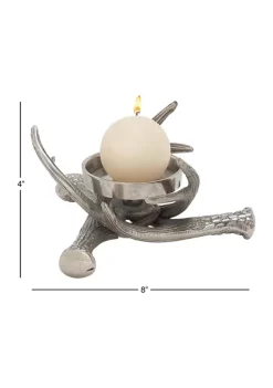 Hot Sale 💯 Traditional Aluminum Candle Holder by Monroe Lane 😀 -Monroe Lane Sales Belk 4266