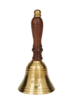 Flash Sale 👍 Coastal Brass Decorative Bell by Monroe Lane 😉 -Monroe Lane Sales Belk 4281