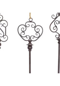 Promo 👍 Industrial Metal Wall Decor - Set of 3 by Monroe Lane 🧨 -Monroe Lane Sales Belk 4298