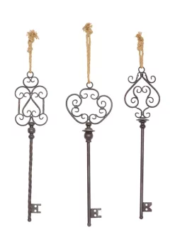 Promo 👍 Industrial Metal Wall Decor - Set of 3 by Monroe Lane 🧨 -Monroe Lane Sales Belk 4302