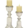 Cheap 🎉 Traditional Glass Candle Holder - Set of 2 by Monroe Lane 👏